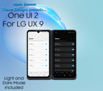 One Ui 2 Theme for LG G8X, V50,  UX 9 screenshot 1