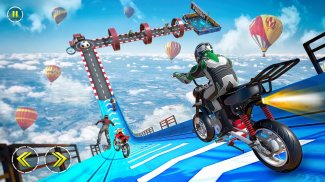 bike stunt 3d racing games: Tricks master racing screenshot 2