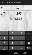 Calculation of percentages screenshot 3