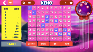 Keno Cleopatra screenshot 1