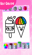 Glitter Ice Cream Coloring screenshot 5