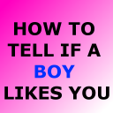 HOW TO TELL IF A BOY LIKES YOU Icon