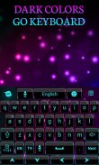 Dark Colors GO Keyboard Theme screenshot 5