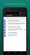 GQueues | Tasks & To-Do Lists screenshot 1