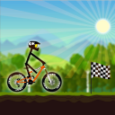 Bicycle In Hill Icon