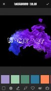 3D Smoke Effect Name Art Maker screenshot 0