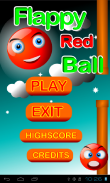 Flappy Red Ball screenshot 0