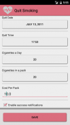 Quit Smoking screenshot 1