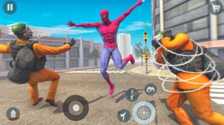Iron Spider Rope Hero - Superhero Games screenshot 7