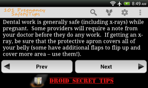 101 Pregnancy Safety Tips Free screenshot 4