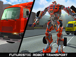 Car Robot Transport Truck Driving Games 2020 screenshot 13
