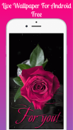 Red rose Live Wallpaper 2019 free Red rose LWP screenshot 3