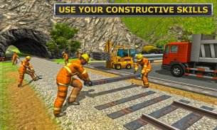 Railroad Tunnel Construction Sim: Train Games screenshot 2