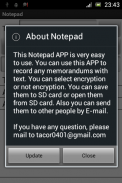 Notepad screenshot 3