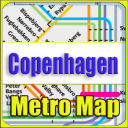 Copenhagen Metro Map Offline Icon