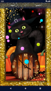 Halloween Black Cat Wallpaper screenshot 5