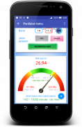 BMI Kalkulator, Pelacak screenshot 1