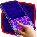 Purple Gems Keyboard Theme Icon