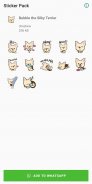 Bubble the Silky Terrier Stickers for WhatsApp screenshot 1