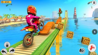 Beach Bike Stunts Ramp Bike Racing Game screenshot 1