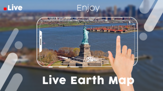 Live Earth Map - World Map 3D, Vista satellitare screenshot 0