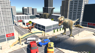 Dinosaur Simulator - City destroy screenshot 4