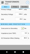 Transformer Calculator Free screenshot 6