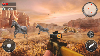 动物专家狩猎狙击手野生动物园3D screenshot 0