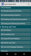 Learn Word 2016 FULL screenshot 0
