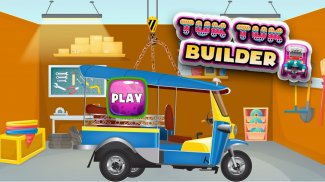 Tuk Tuk Builder: Rickshaw Workshop Simulator screenshot 0