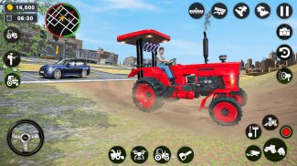 Indian Farming Tractor Game 3D screenshot 1