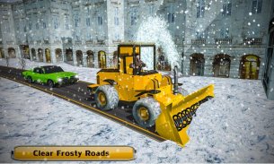 Snow Plow Snow Excavator Sim screenshot 0