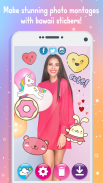 Cute Kawaii Stickers – Photo Editor screenshot 2