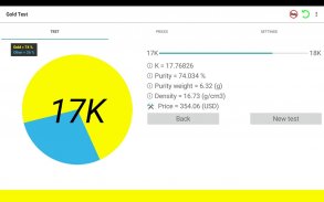 Gold Density Test, Gold Price screenshot 4