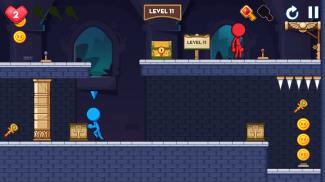 Stick Red Blue: Mystery Quest screenshot 0