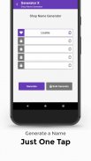 Generator X - Company Name Generator & Many More screenshot 1