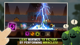 Marimo League : Be God, show Miracles on battles! screenshot 13