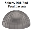 Petal Layout : Sphere, Dish Ends