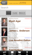 Wyoming Legislative Roster screenshot 1