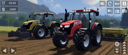 Cultivo de tractor de tierras de cultivo screenshot 2