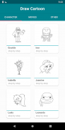 Draw Cartoon Characters screenshot 4