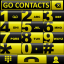 THEME GO CONTACTS CHESS YELLOW