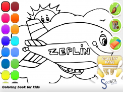 zeplin libro para colorear screenshot 11