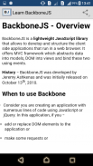 Learn BackboneJS screenshot 1