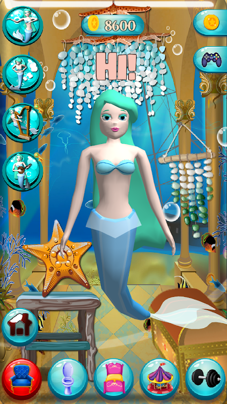 Sereia jogo para meninas - Para todas as meninas que desejam ser tão lindas  quanto uma sereia!::Appstore for Android