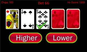 Higher or Lower card game screenshot 3