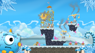 Fling Monster Slingshot Heroes screenshot 1