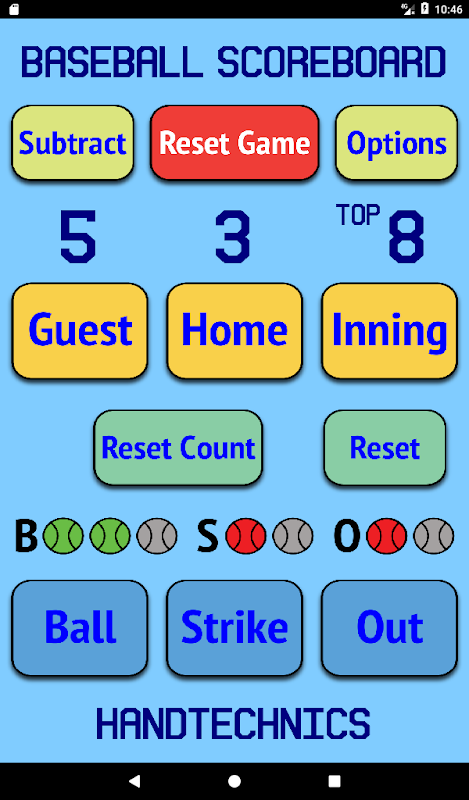 Baseball Referee Scorer Baseball Game Counter Clicker Easy To