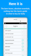 Newborn baby checklist screenshot 3