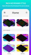 LED Keyboard: Colorful Backlit screenshot 4